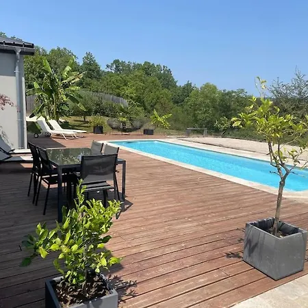 Kevin Piscine, Pool House Et Petanque 6 A 8 Personnes Вилла Вильфранш-де-Руэрг